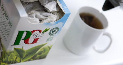 Nuevas bolsitas de té biodegradables de PG Tips de Unilever