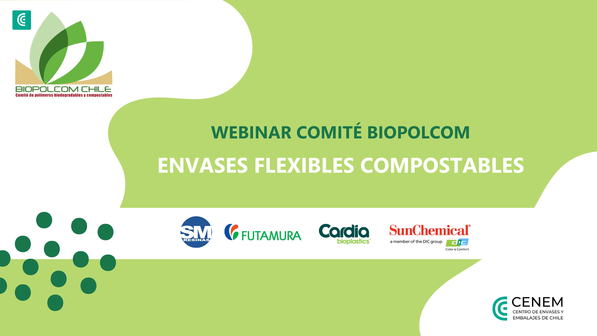Comité BIOPOLCOM de CENEM realizó webinar sobre envases flexibles compostables