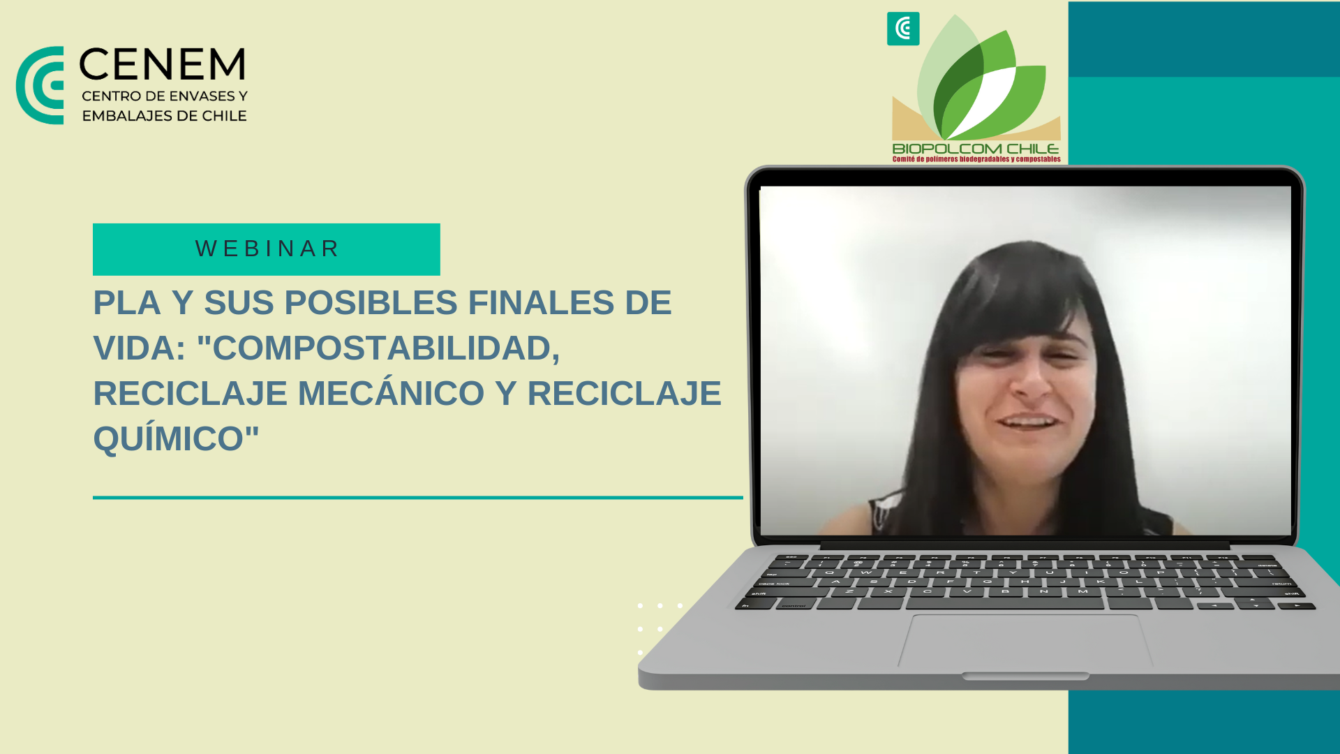 Webinar organizado por el comité BIOPOLCOM de CENEM abordó la gestión sostenible y reciclaje del PLA
